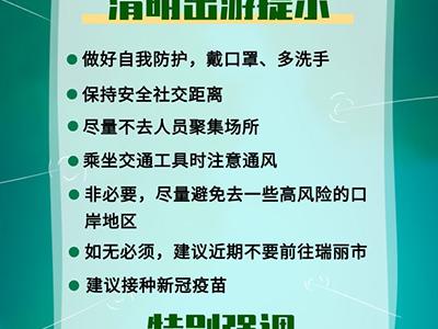 云南瑞麗5地上升為中風險地區清明假期出行安全嗎？