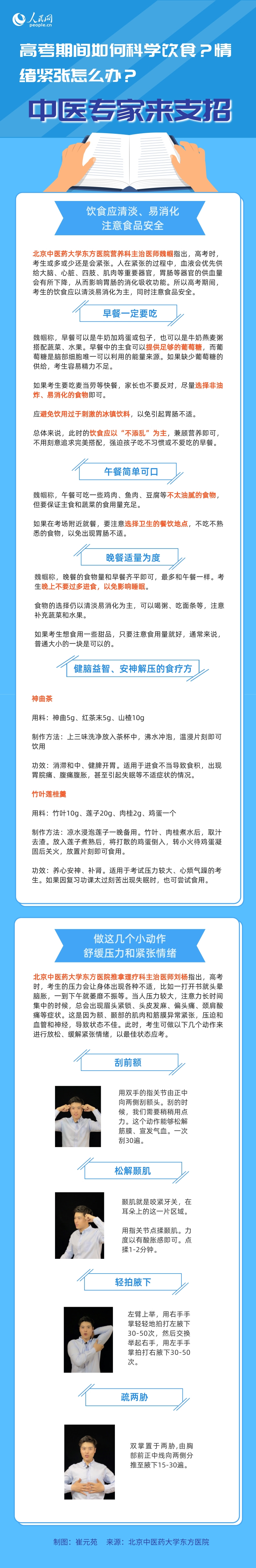 高考期間如何科學飲食？情緒緊張怎么辦？中醫專家來支招