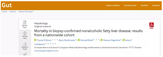 體檢查出輕度脂肪肝不用在意？51年隊(duì)列研究：輕度脂肪肝增加7成死亡風(fēng)險！