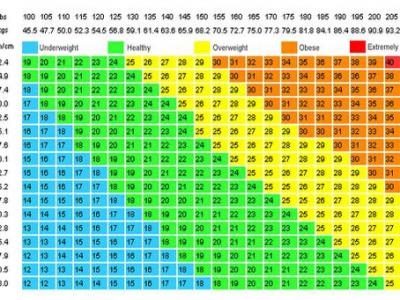 人體的體重指數(shù)的計算方法和公式