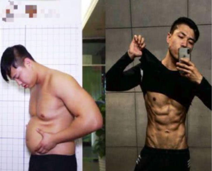 95后肌肉男從小鮮肉到油膩大叔，再次瘦下來只為證明健身減肥有效