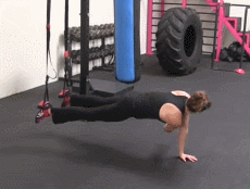 TRX動態平板撐，更高的挑戰，更好的效果。