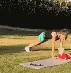 帶著寶寶一起運動 健身辣媽必備