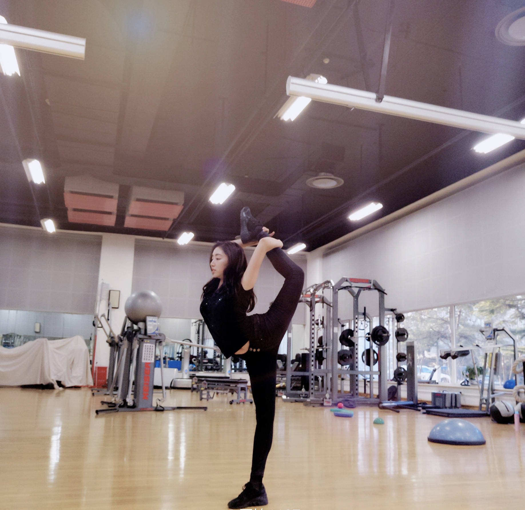 最美一字馬 藝術(shù)體操名將周捷套圖