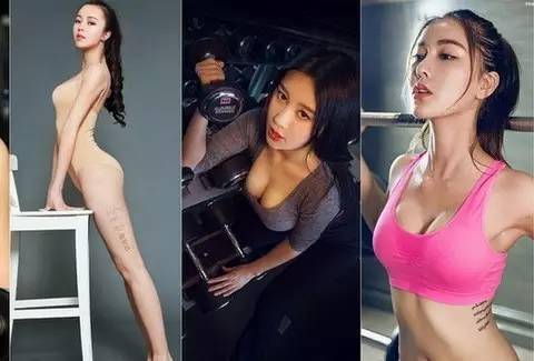 健身的妹子身材就是火辣 超級耐看