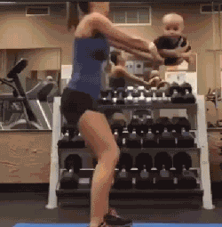 帶著寶寶一起運動 健身辣媽必備