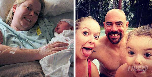 產(chǎn)后身材變形成胖媽！健身1年后蛻變?nèi)A麗小姐姐