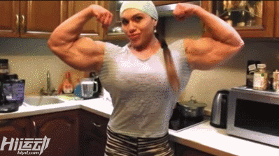 健身版的“朱莉”！91年妹子發(fā)現(xiàn)健身天賦后，練太大塊了！