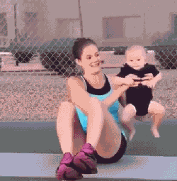 帶著寶寶一起運動 健身辣媽必備