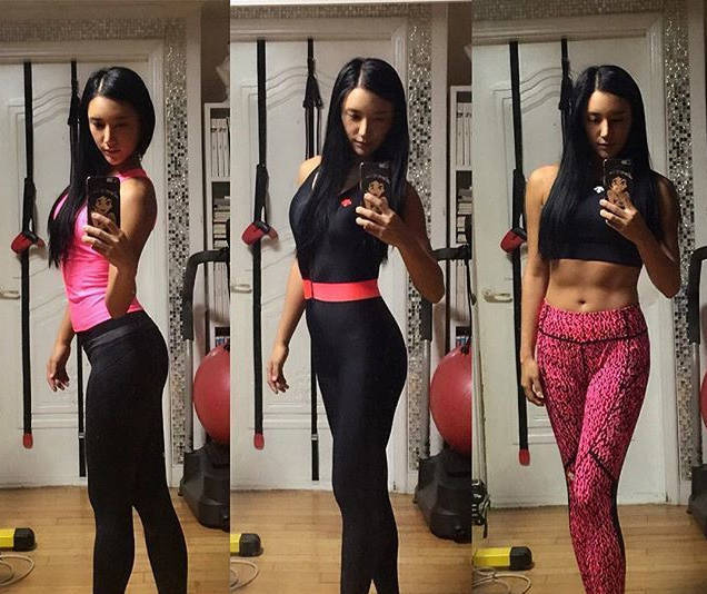 韓國運動教練性感撩人 好身材吸粉無數