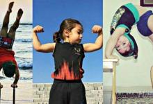 年僅4歲的“小姑涼”一身肌肉，競對父親下如此狠手！