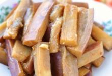 醬燜茄條的做法-醬香味燜菜譜