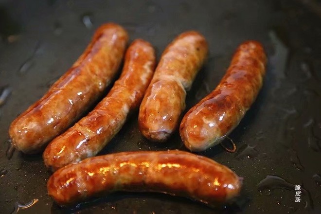 自制脆皮腸的做法-家常味煎菜譜