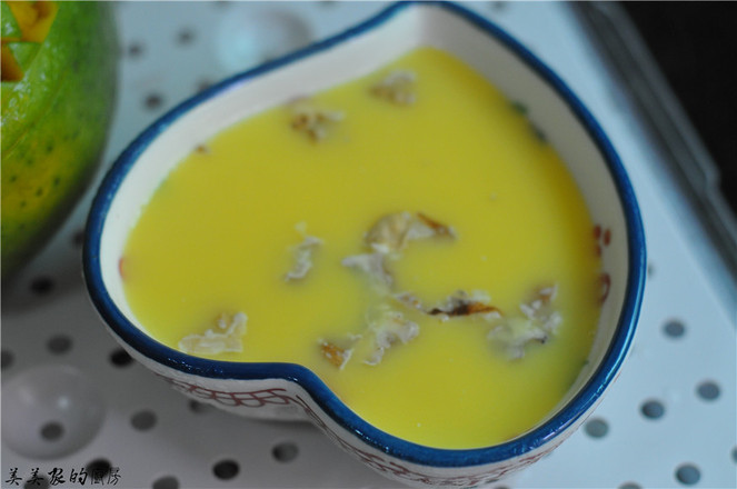 核桃蒸蛋羹的做法-家常味蒸菜譜-易網健康養生網 核桃蒸蛋羹的做法-家常味蒸菜譜