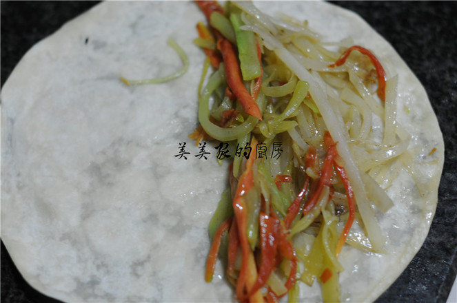 蔬菜卷餅的做法-家常味煎菜譜