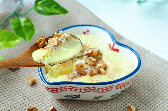 核桃蒸蛋羹的做法-家常味蒸菜譜-易網健康養生網 核桃蒸蛋羹的做法-家常味蒸菜譜