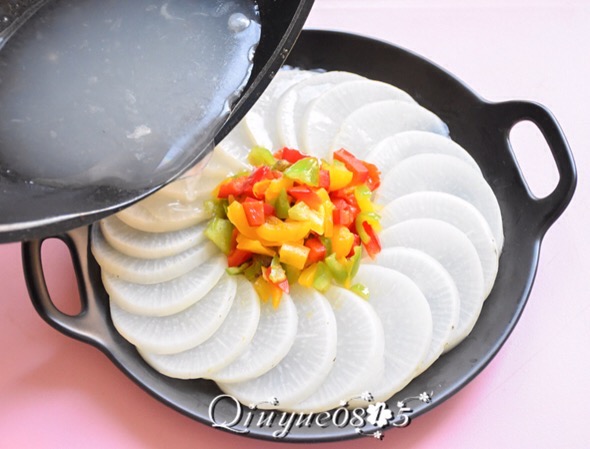 蒸白蘿卜的做法-咸鮮味蒸菜譜