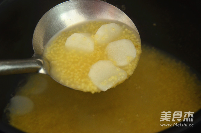 小米山藥粥的做法-家常味煮菜譜