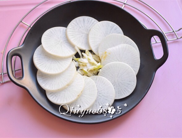 蒸白蘿卜的做法-咸鮮味蒸菜譜