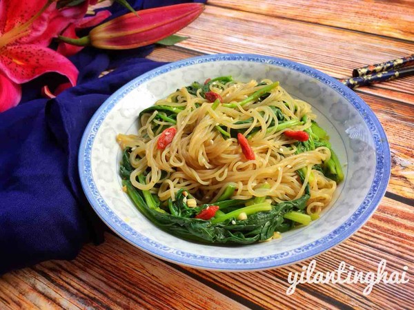 菠菜拌粉條的做法-家常味拌菜譜-易網健康養生網 菠菜拌粉條的做法-家常味拌菜譜
