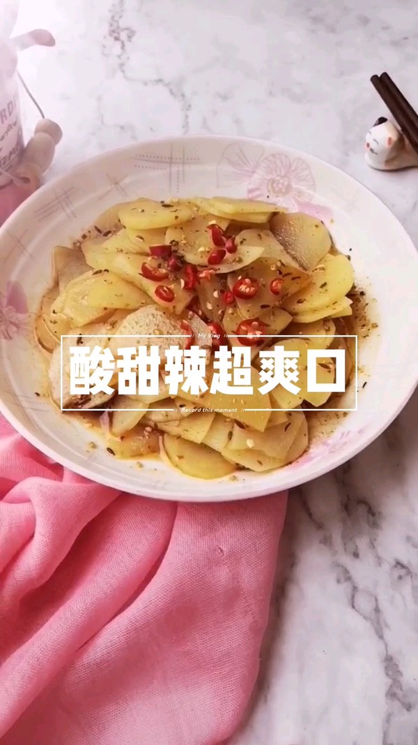 爽口土豆片的做法-酸甜味拌菜譜-易網健康養生網 爽口土豆片的做法-酸甜味拌菜譜