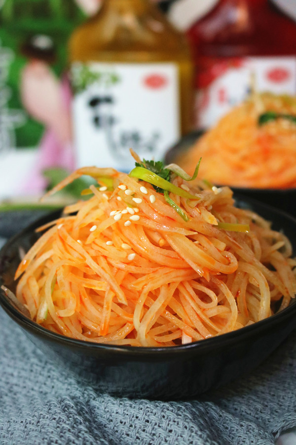 熗拌土豆絲的做法-香辣味拌菜譜