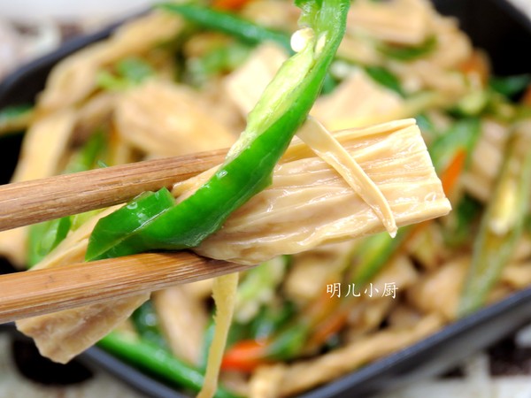 素炒腐竹的做法-家常味炒菜譜