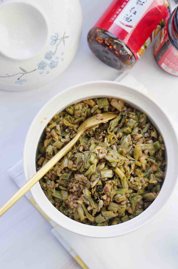 蜆肉炒豆角的做法-家常味炒菜譜