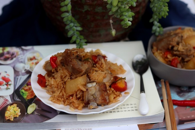 電飯煲排骨土豆飯的做法-咸鮮味煮菜譜
