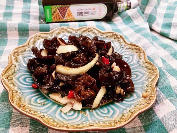 老醋木耳(CUCU有機(jī)醋)的做法-酸辣味拌菜譜