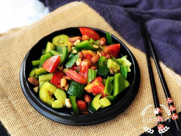 老醋四樣的做法-酸甜味拌菜譜