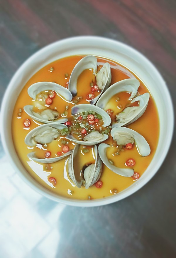 《海貝雞蛋羹》的做法-咸鮮味蒸菜譜-易網健康養生網 《海貝雞蛋羹》的做法-咸鮮味蒸菜譜