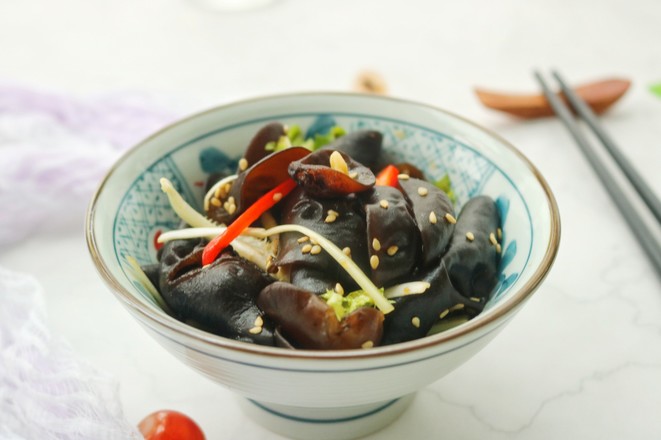 老醋木耳的做法-家常味拌菜譜-易網健康養生網 老醋木耳的做法-家常味拌菜譜