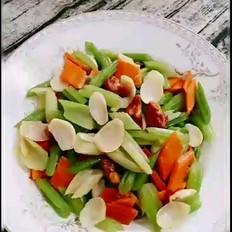 香芹百合的做法-家常味炒菜譜