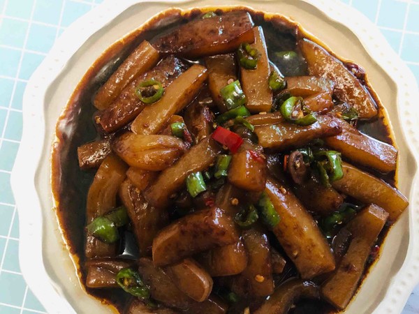 紅燒魔芋的做法-咸鮮味燒菜譜-易網(wǎng)健康養(yǎng)生網(wǎng) 紅燒魔芋的做法-咸鮮味燒菜譜