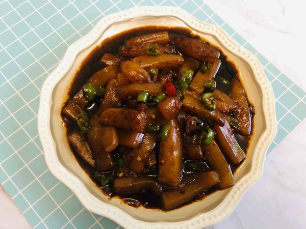 紅燒魔芋的做法-咸鮮味燒菜譜-易網(wǎng)健康養(yǎng)生網(wǎng) 紅燒魔芋的做法-咸鮮味燒菜譜