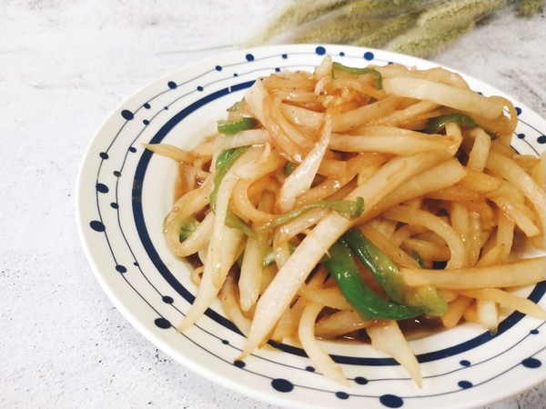 酸辣蘿卜絲的做法-酸辣味炒菜譜