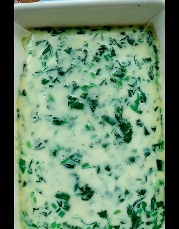 《菠菜雞蛋羹》的做法-咸鮮味蒸菜譜