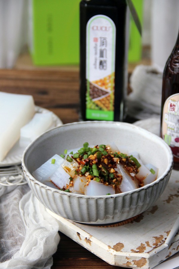 酸辣涼粉（豌豆淀粉版）的做法-家常味煮菜譜