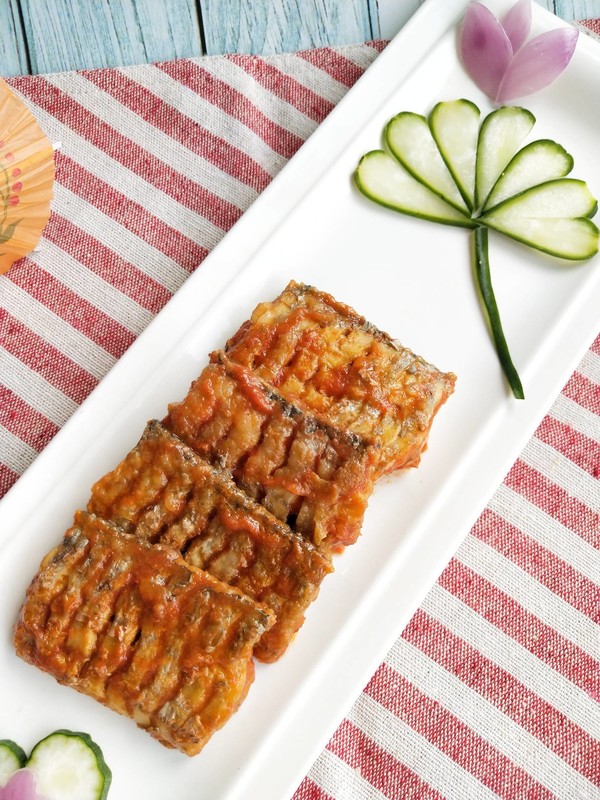 茄汁帶魚的做法-茄汁味燉菜譜