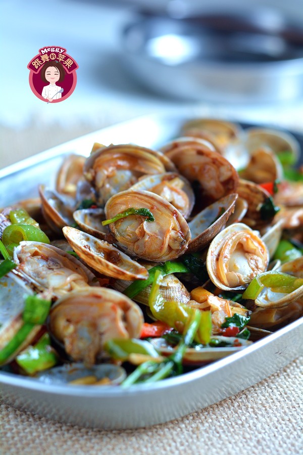 爆炒花蛤的做法-香辣味炒菜譜-易網健康養生網 爆炒花蛤的做法-香辣味炒菜譜