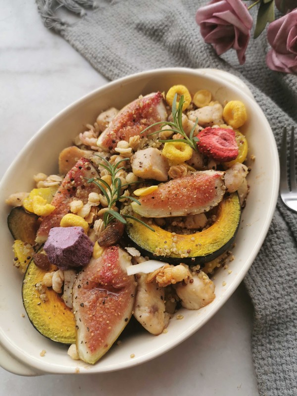 貝貝南瓜藜麥雞肉沙拉的做法-甜味烘焙菜譜-易網健康養生網 貝貝南瓜藜麥雞肉沙拉的做法-甜味烘焙菜譜