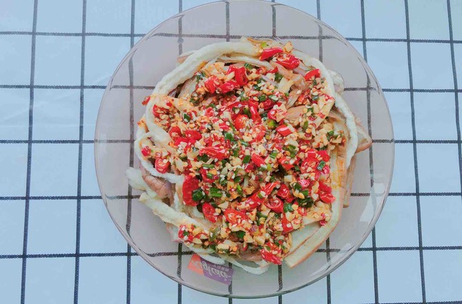 手撕茄子的做法-香辣味拌菜譜