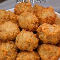 蓮藕肉丸子的做法-咸鮮味炸菜譜