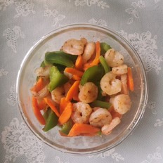 蝦仁炒時蔬的做法-家常味炒菜譜