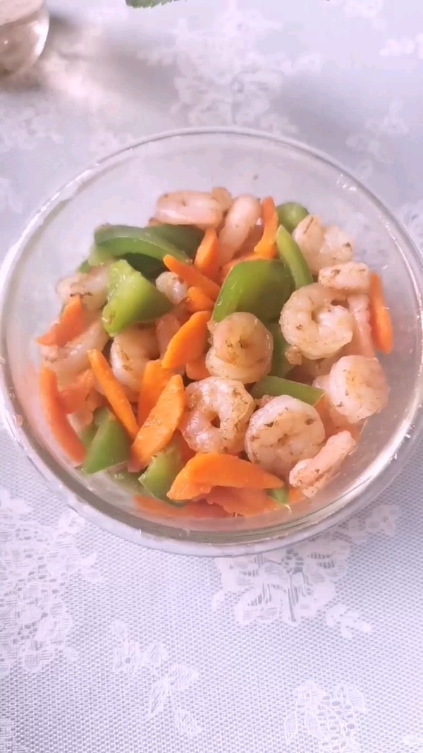 蝦仁炒時蔬的做法-家常味炒菜譜