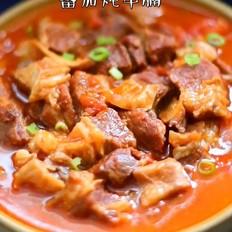 番茄燉牛腩的做法-咸鮮味燉菜譜