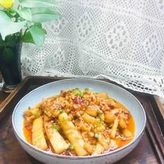 茄子這樣做,比肉還好吃,不一樣的肉沫茄子的做法-酸甜味炒菜譜