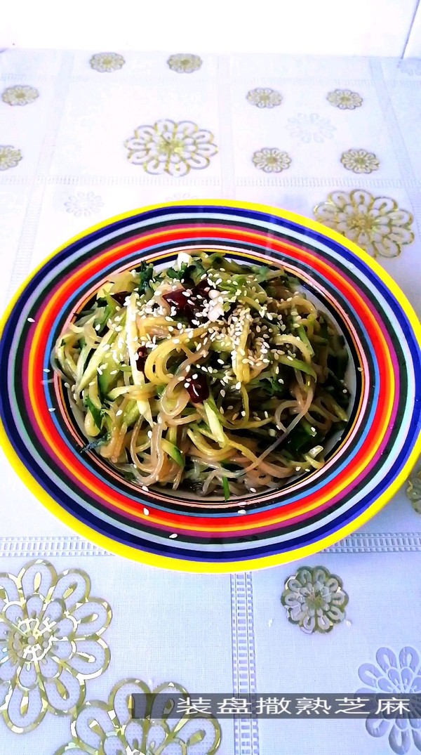 魔芋絲拌黃瓜的做法-香辣味拌菜譜