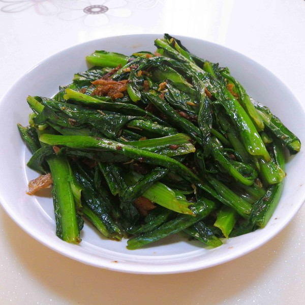 豆豉鯪魚炒麥菜的做法-家常味炒菜譜